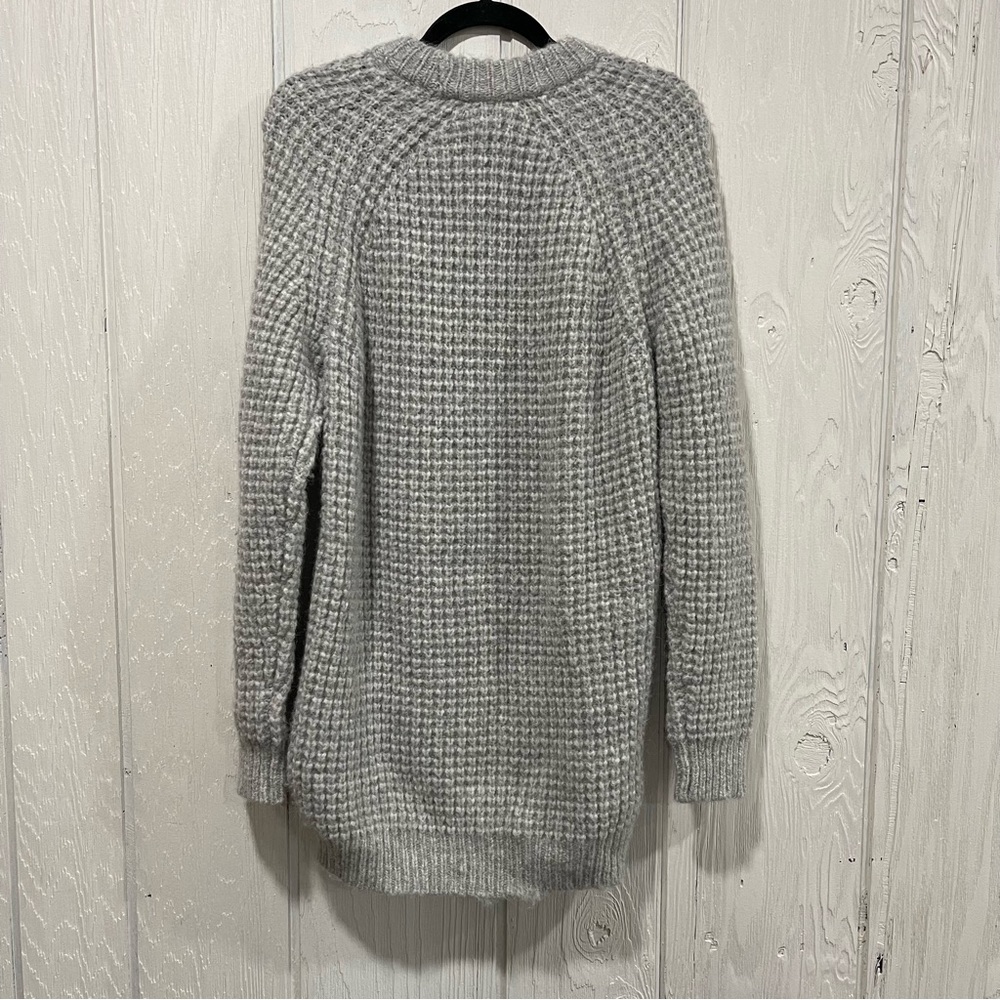 Le fou Wilfred by Aritzia Cableknit Sweater gray in size XS - Picture 3 of 6